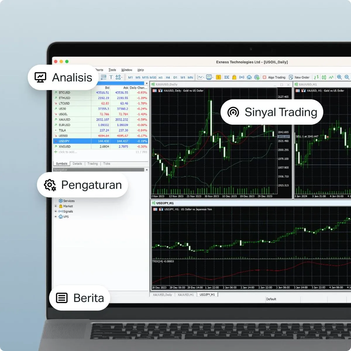 Unduh aplikasi Exness MT5 di PC